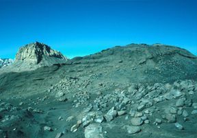 An unconformity between Sobral (below) and Cross Valley formations.